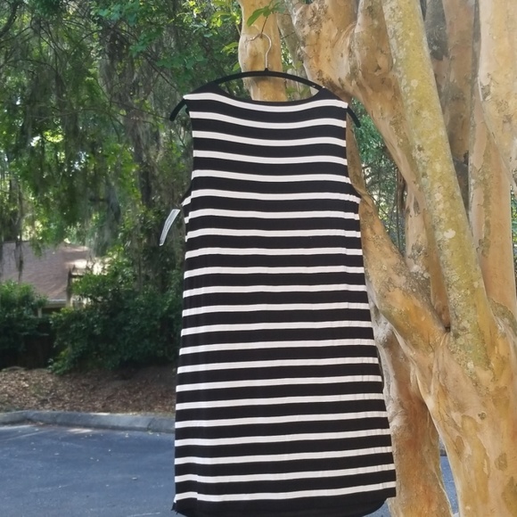 Black and White striped Alfani Dress - Picture 5 of 7